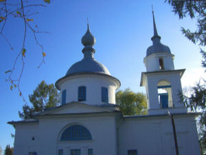Увеличить - Храм Сергия Радонежского в посёлке Старая Вичуга